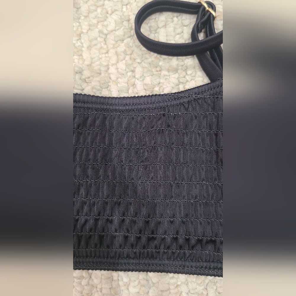 Target Scoop Neck Black Bikini Top - Picture 2 of 6